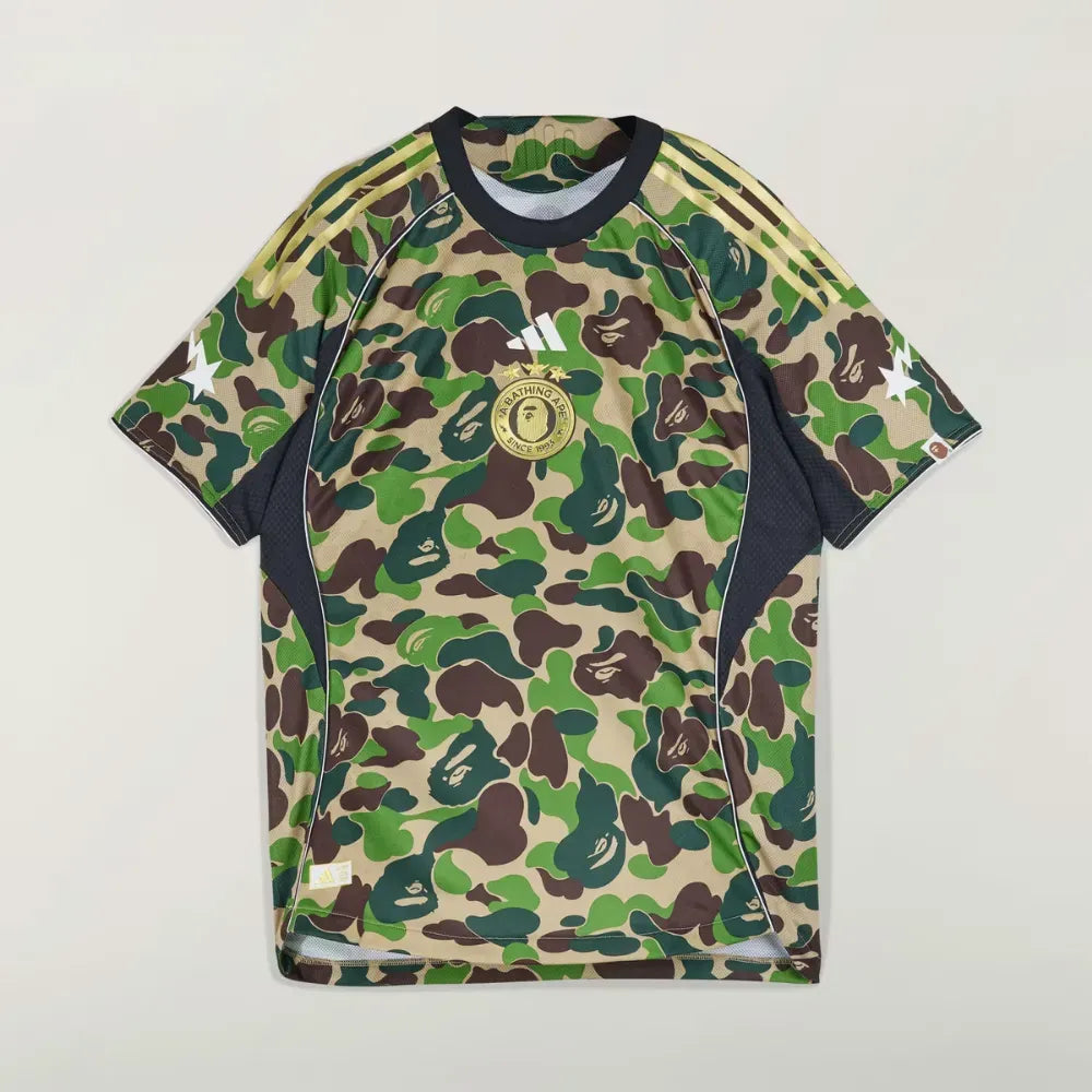 BAPE x adidas Jersey Football Crew Green