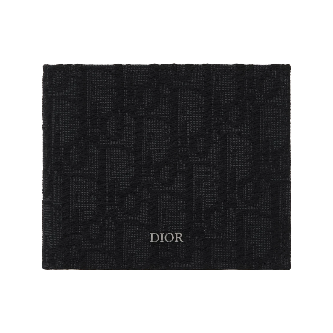 Dior Wallet Black Dior Oblique Jacquard