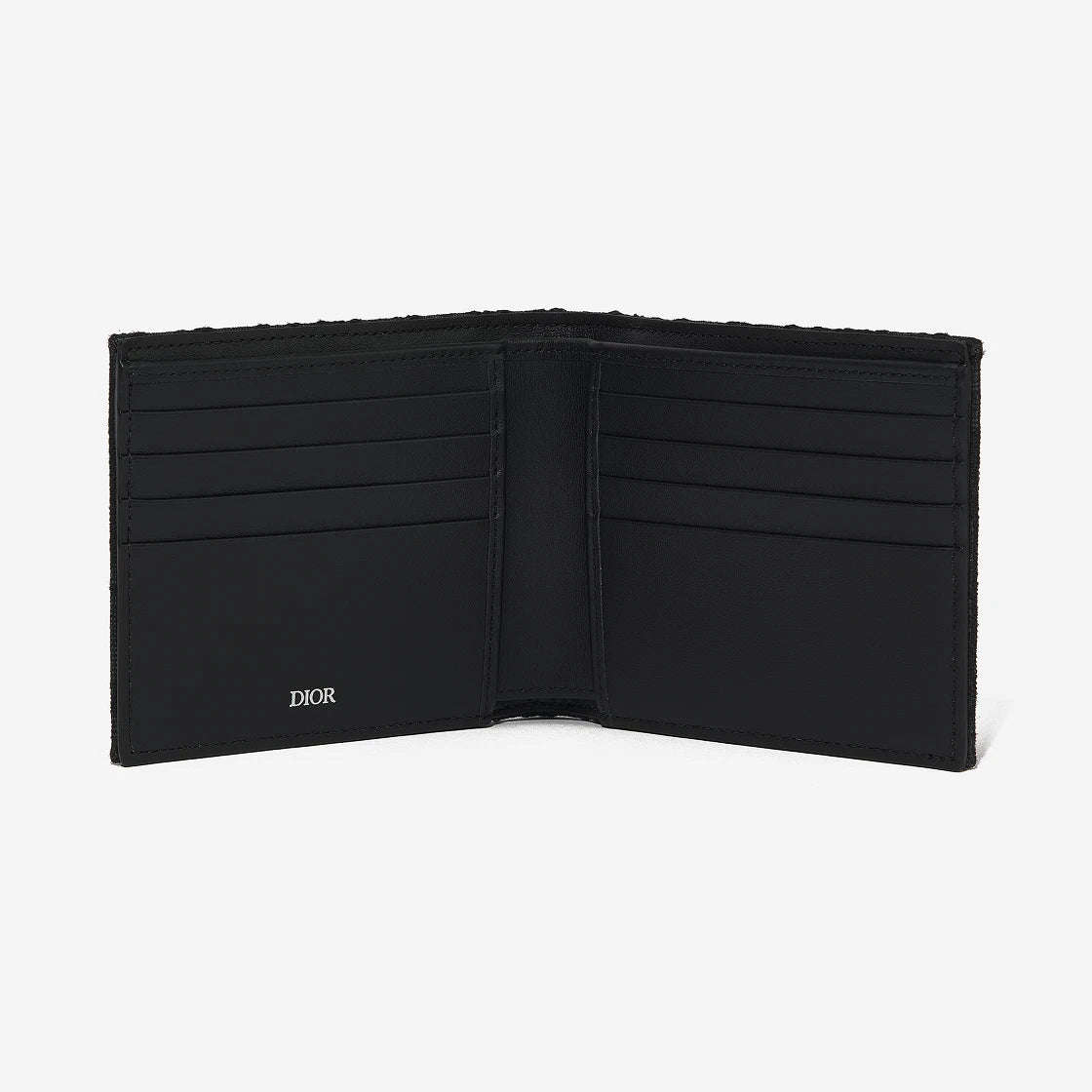 Dior Wallet Black Dior Oblique Jacquard