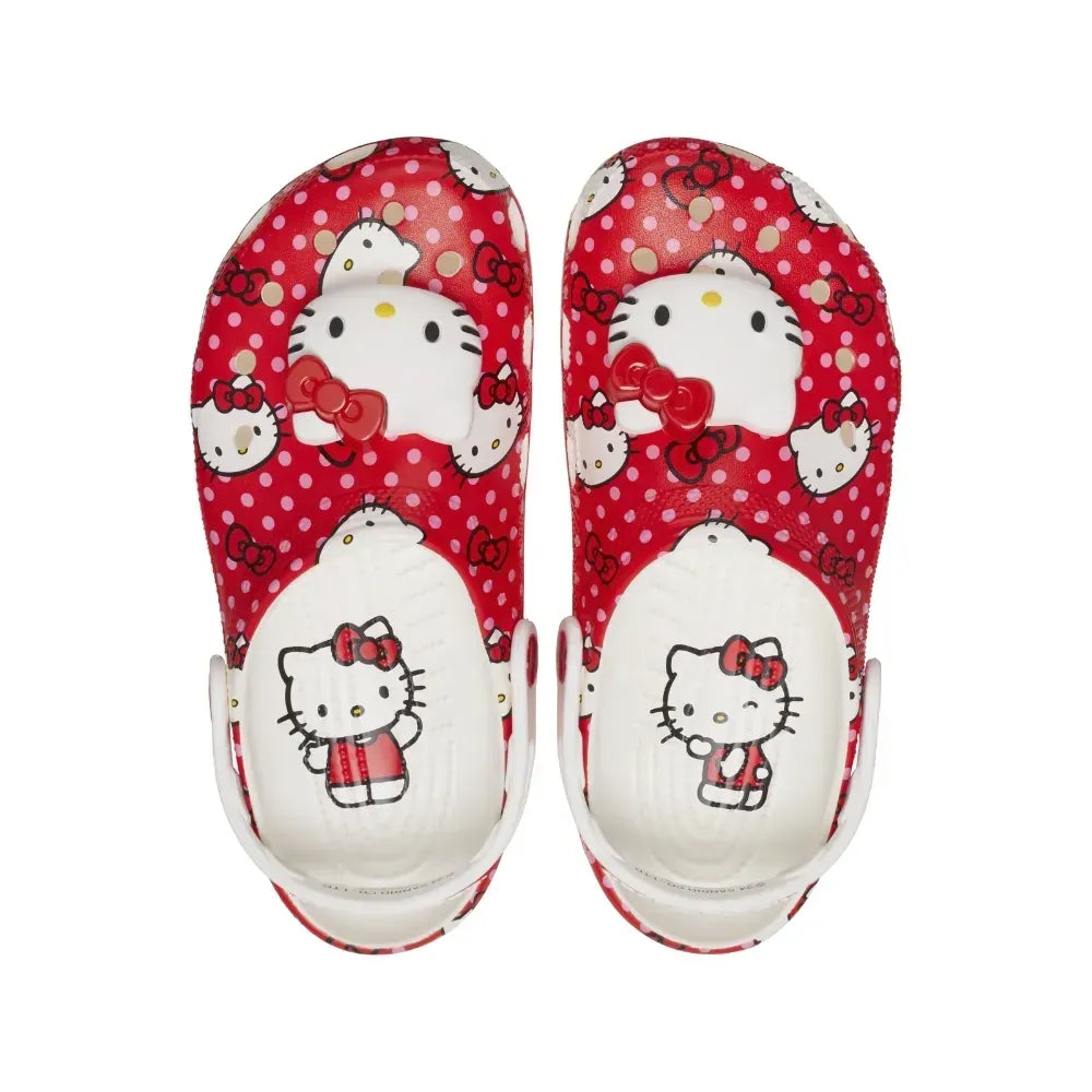 Crocs Classic Clog Hello Kitty Red Polka Dots
