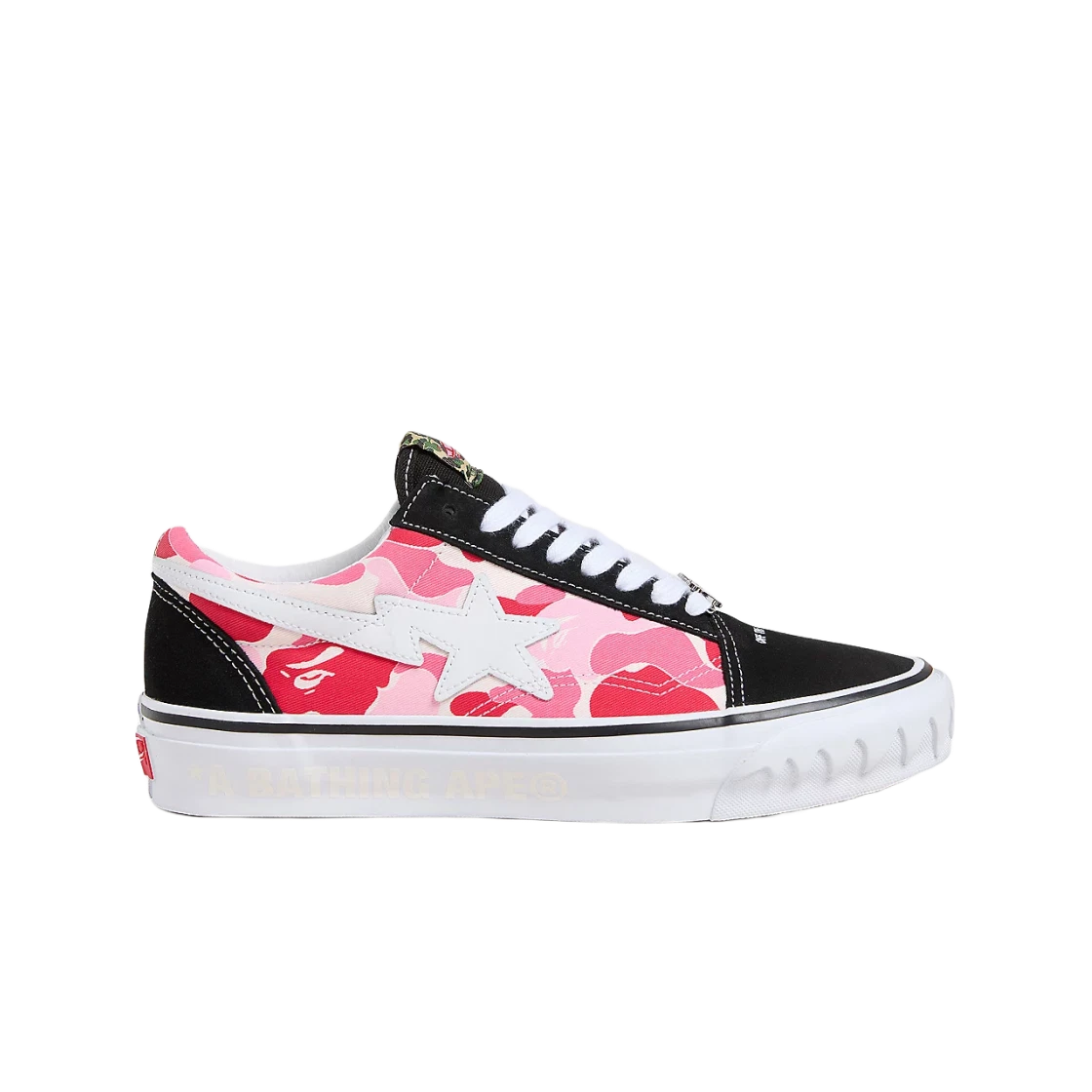 BAPE x Vans Old Skool LX Abc Camo Pink Blue Green