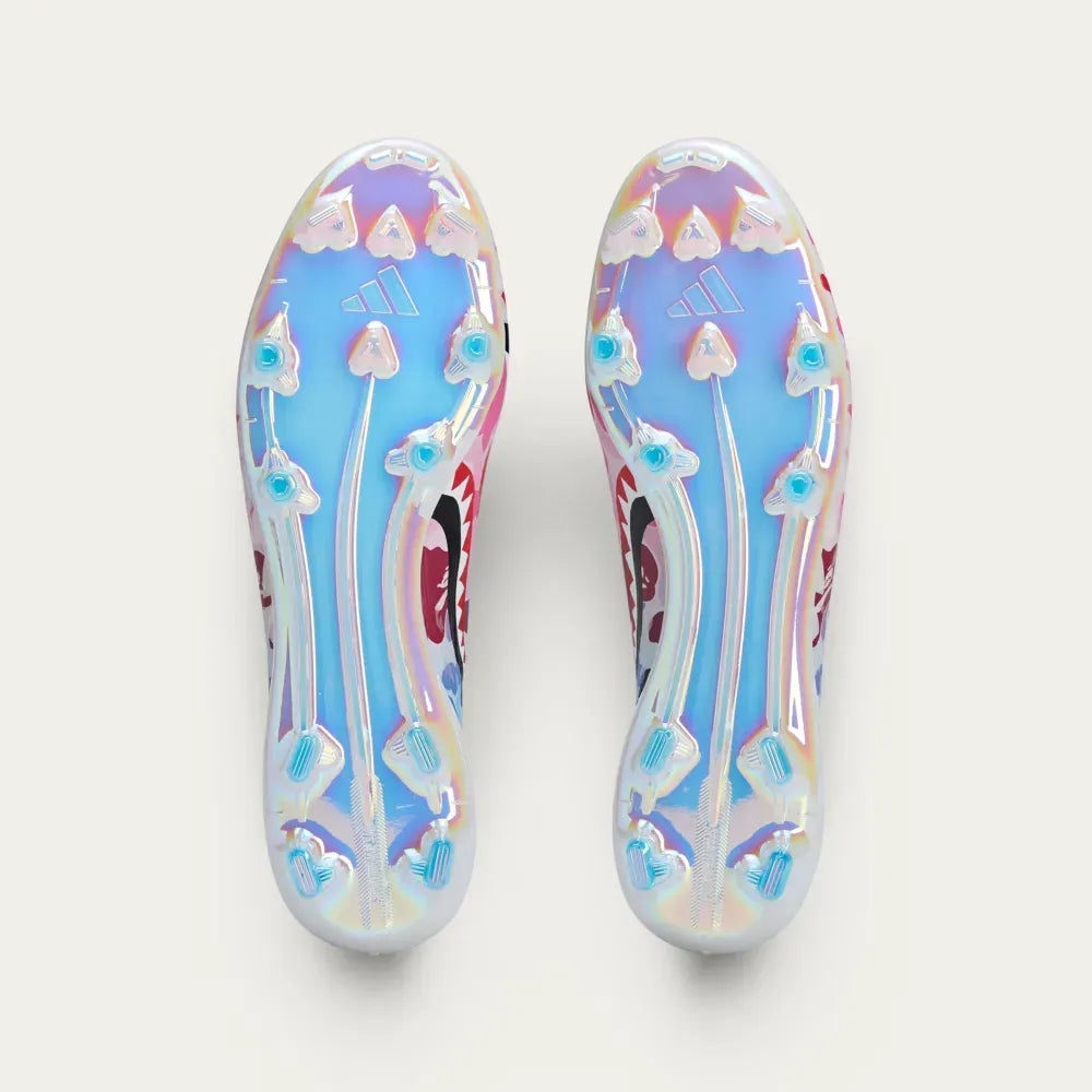 BAPE x adidas F50 Elite Clear Pink Cloud White Icey Blue