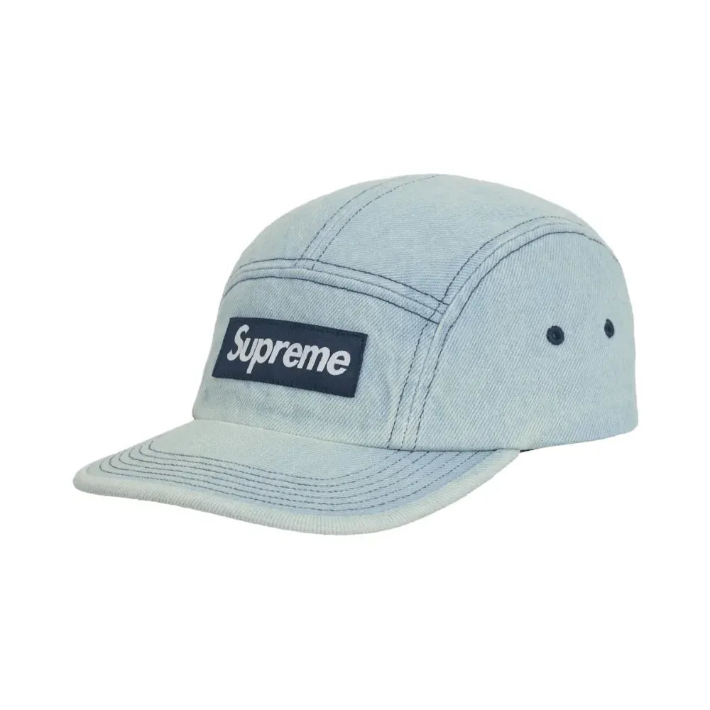 Boné Supreme Denim Camp Blue (SS25)