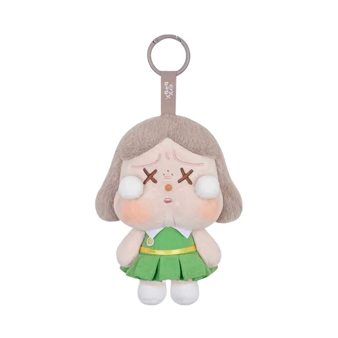 Pop Mart Crybaby Sunset Concert Series Plush Pendant Dim Green