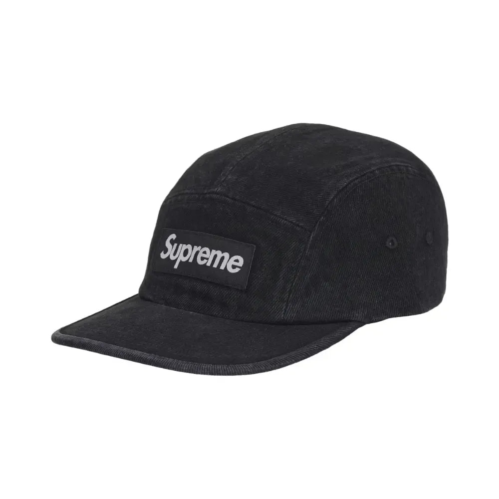 Boné Supreme Denim Camp Black (SS25)