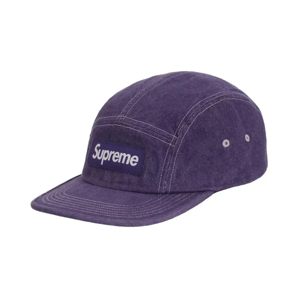Boné Supreme Denim Camp Purple (SS25)
