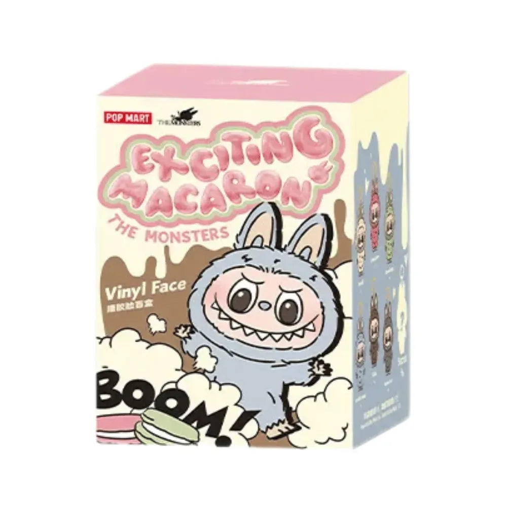 Pop Mart Labubu The Monsters Exciting Macaron Vinyl Face Single Blind Box