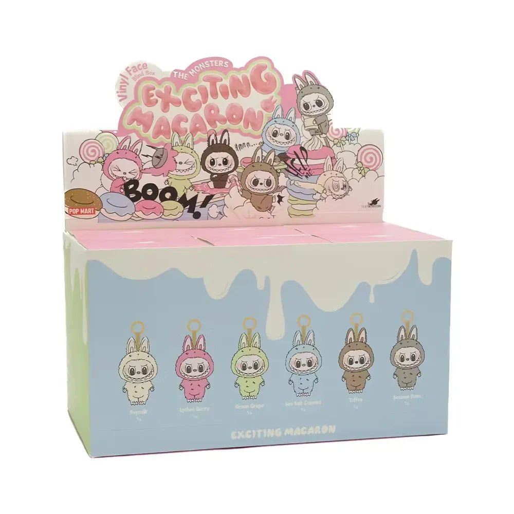 Pop Mart Labubu The Monsters Exciting Macaron Vinyl Face Sealed Case